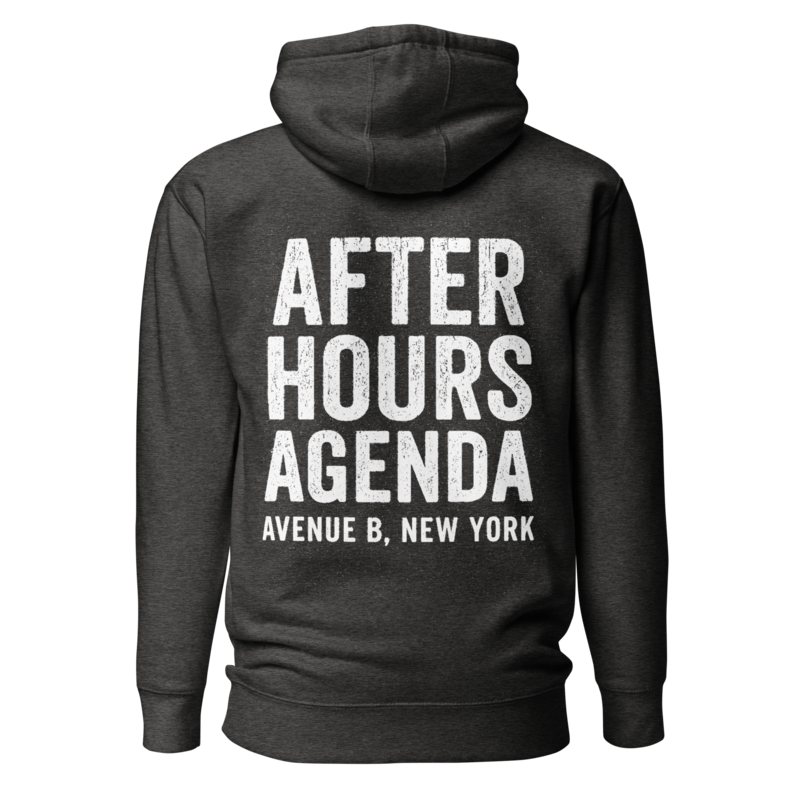 Avenue B, New York - Grey Unisex Hoodie