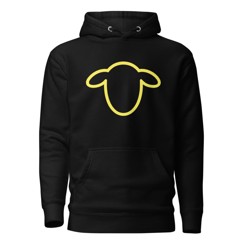 Sheep Min - Black Unisex Hoodie